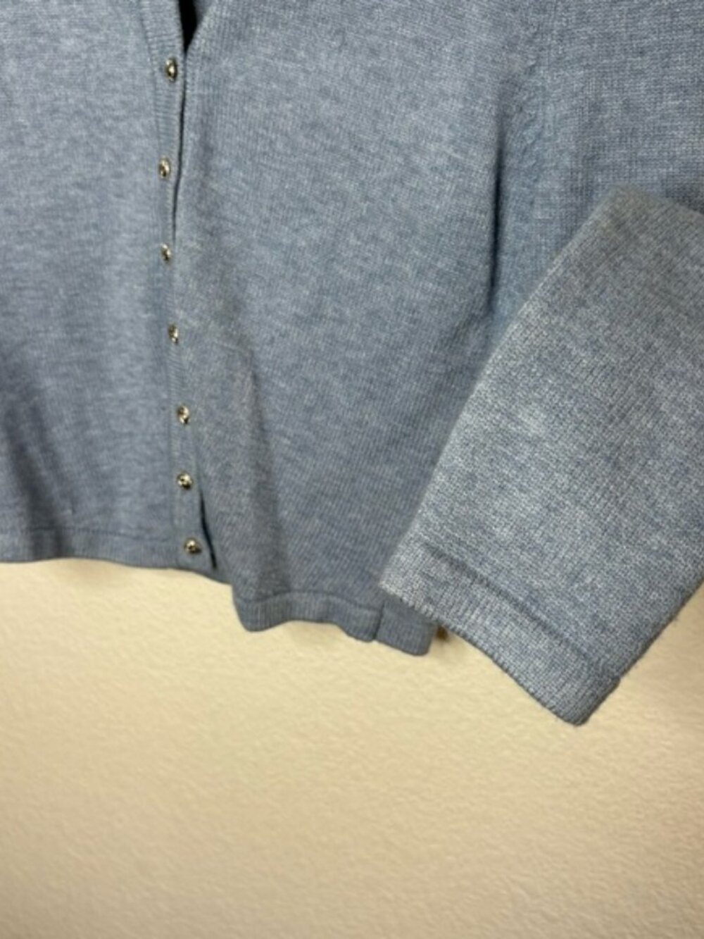 Light Blue Button Cardigan - Picture 4 of 7